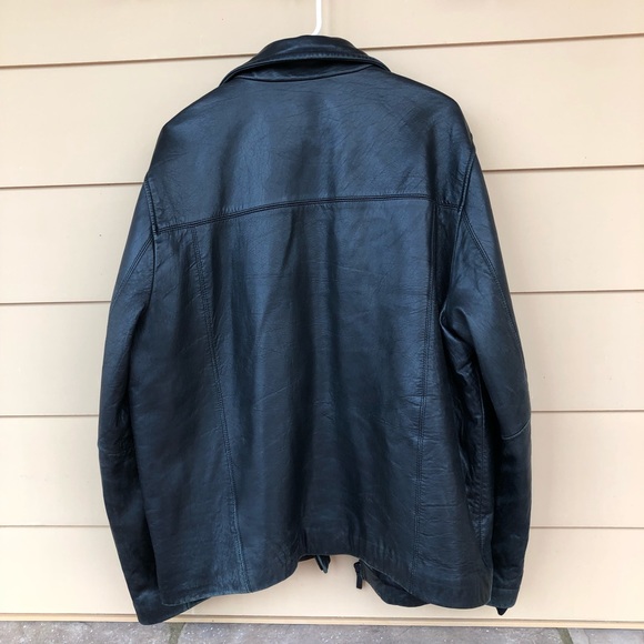 Men’s Calvin Klein Leather Jacket - Picture 2 of 6